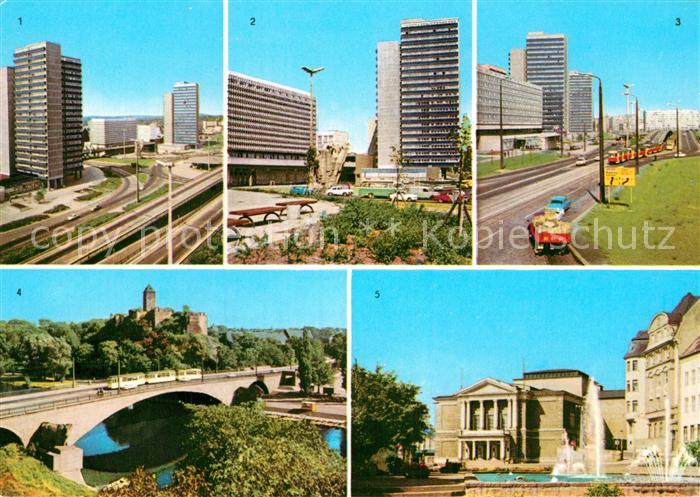 Halle Saale Hochstrasse Ernst-Thaelmann-Platz Interhotel Stadt Halle