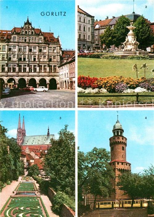 Goerlitz Sachsen Rathaus Platz der Befreiung Ochsenbastei Reichenbacher Turm