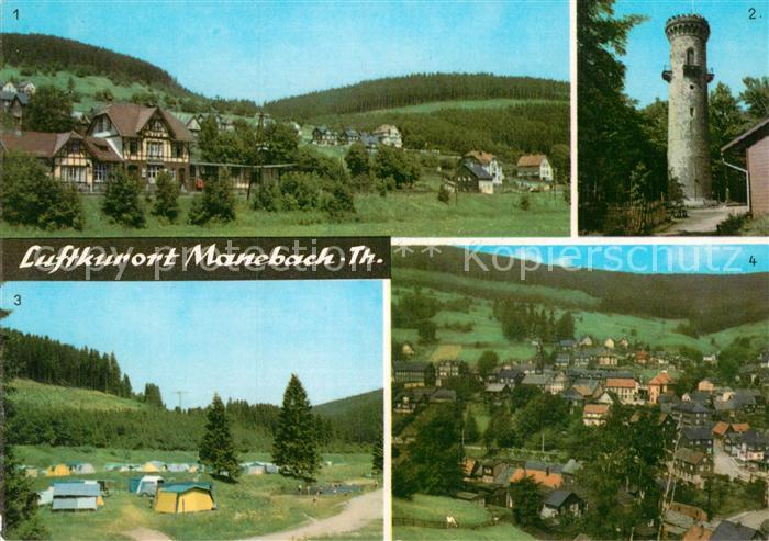 Manebach Bahnhof Campingplatz Meyersgrund Turm Kickelhahn