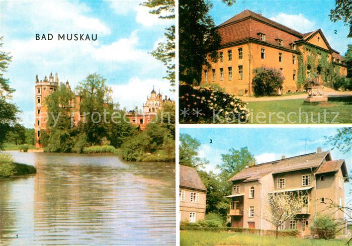 Bad Muskau Oberlausitz Schlossruine Moorbad Turmvilla