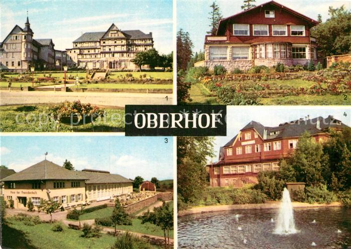 Oberhof Thueringen Ernst-Thaelmann-Haus Cafe Luisensitz Haus der Freundschaft