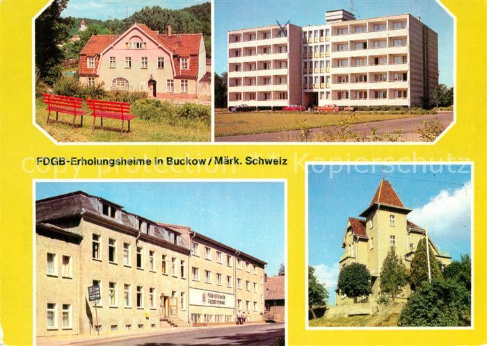 Buckow Maerkische Schweiz Erholungsheime Maerkische Schweiz Theodor Fontane Berg