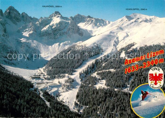 Axams Axamer Lizum Fliegeraufnahme