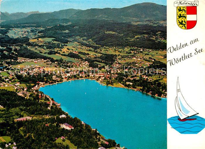 Velden Woerthersee Fliegeraufnahme Gerlitzen