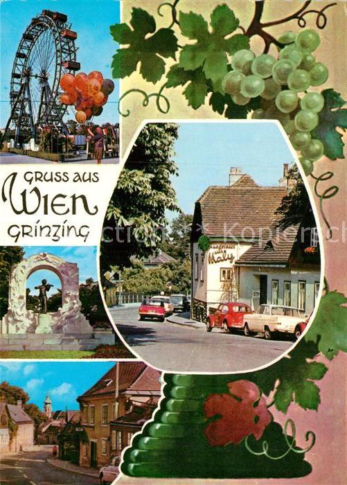 Grinzing Wien Riesenrad Johann Strauss Denkmal Heuriger Maly