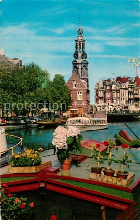Amsterdam Niederlande Der Muenzturm