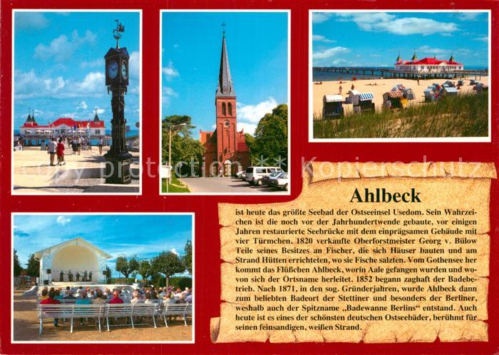 Ahlbeck Ostseebad Promenade Kirche Strand Konzert