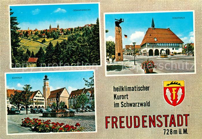 FREUDENSTADT BW Gesamtansicht Stadthaus Rathaus