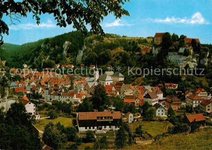 Pottenstein Oberfranken Ortsansicht mit Kurheim