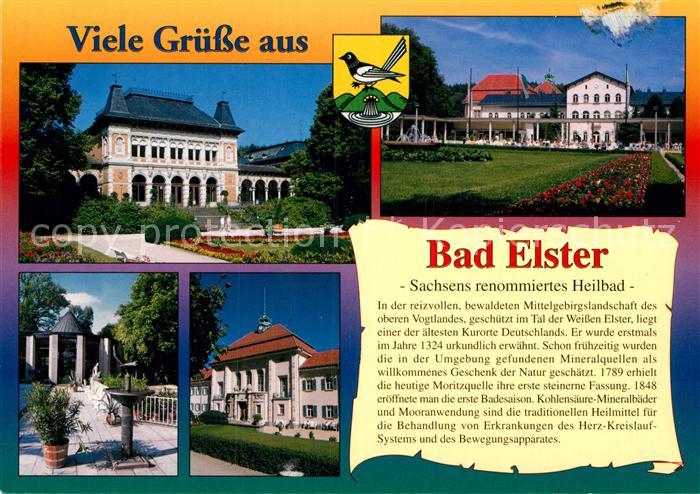 Bad Elster Kurhaus Badeplatz Moritzquelle Albert Bad