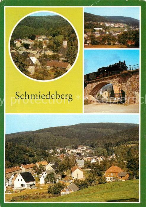 Schmiedeberg  Dippoldiswalde Panorama Eisenbahnbruecke