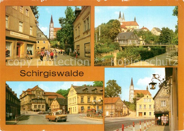 Schirgiswalde Am Obermarkt Teilansicht Thaelmann Strasse