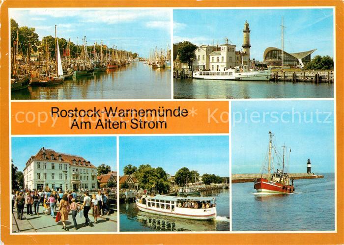 Rostock-Warnemuende Alter Strom Leuchtturm Teepott FDGB Erholungsheim Am Alten S