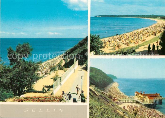 Sellin Ruegen Strandpartien Seebruecke