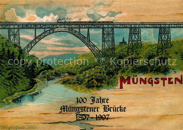Muengsten Muengstener Bruecke Illustration