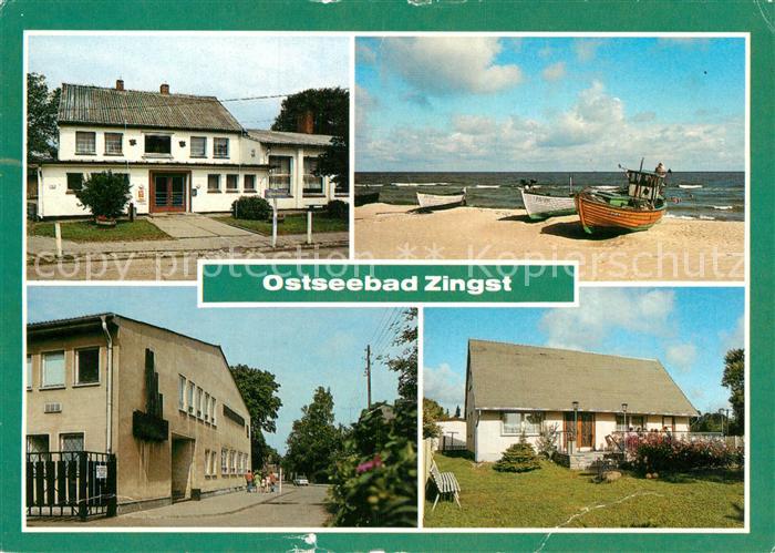 Zingst Ostseebad FDGB Erholungsheim Stranddistel Am Fischerstrand FDGB Erholungs