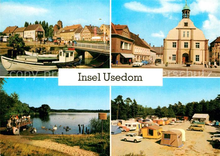 Usedom Wolgast Hafen Rathaus Am Koelpinsee Zempin Campingplatz