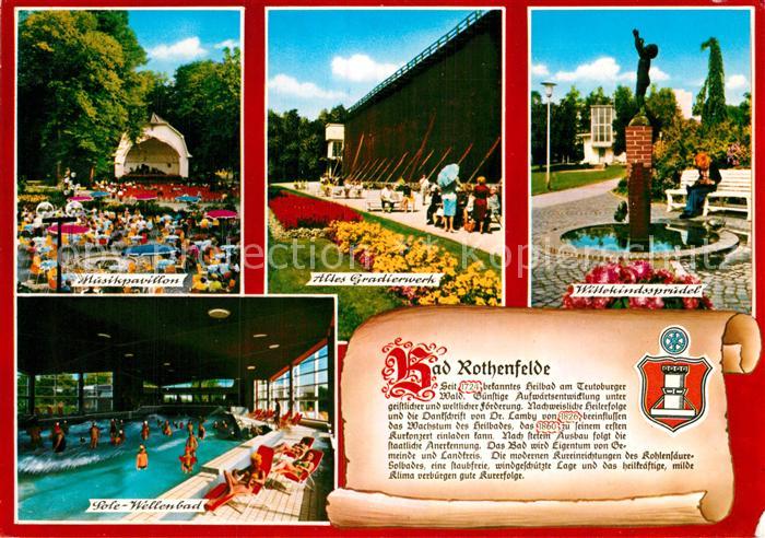 Bad Rothenfelde Musikpavillon Altes Gradierwerk Wittekindssprudel Pole Wellenbad