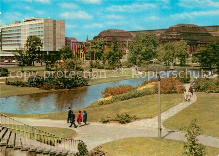 LEIPZIG Sachsen Schwanenteich Hotel Stadt Leipzig Hauptbahnhof