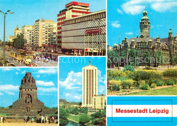 LEIPZIG Sachsen Richard Wagner Strasse Neues Rathaus Voelkerschlachtdenkmal Wohn