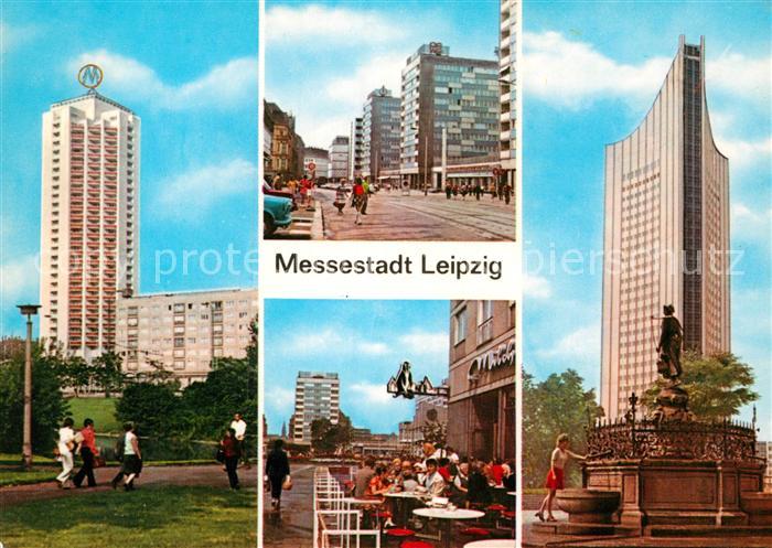 LEIPZIG Sachsen Wohnhochhaus Wintergartenstrasse Neubauten am Bruehl Milchbar Ho