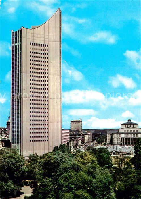 LEIPZIG Sachsen Hochhaus der Karl Marx Universitaet