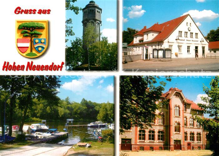 Hohen Neuendorf Wasserturm Bahnhof Hafen Schule