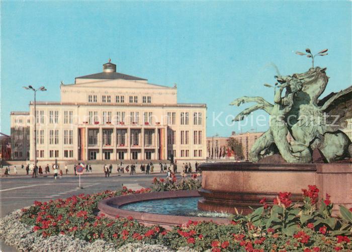 LEIPZIG Sachsen Opernhaus am Karl Marx Platz