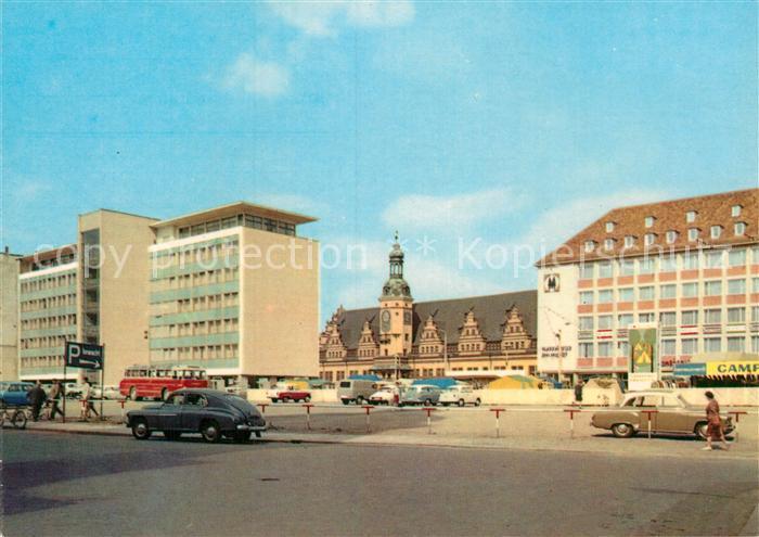 LEIPZIG Sachsen Altes Rathaus Messeamt und Messehaus am Markt