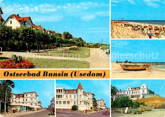 Bansin Ostseebad Strandpromenade Karl Marx Str FDGB Erholungsheim Julian Marchie