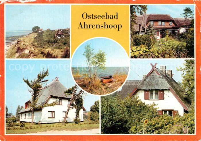 Ahrenshoop Ostseebad Hohes Ufer Rohrdachhaus in der Toepferstrasse Betriebsferie