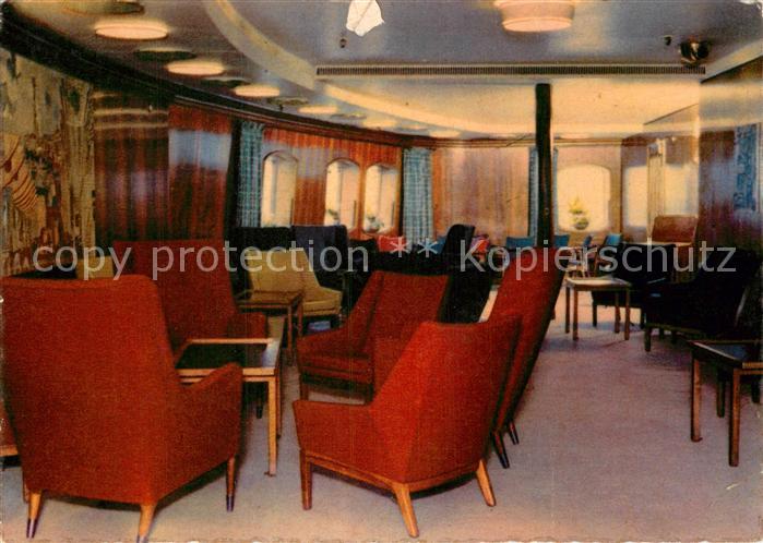 Schiffe Ships Navires FDGB Urlauberschiff MS Voelkerfreundschaft Klubraum