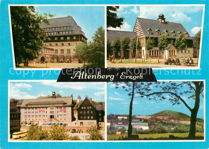 Altenberg Erzgebirge Sanatorium Raupennest Bahnhof Altenberg Platz des Bergmanne