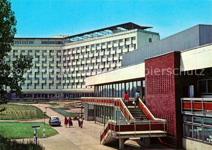 Klink Waren FDGB Erholungsheim Herbert Warnke Innenhof gastronom Trakt