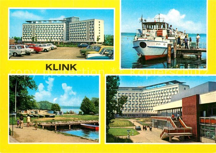 Klink Waren FDGB Erholungsheim Herbert Warnke MS Fontane am Mueritzhafen Schloss