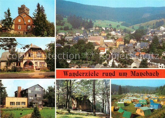 Manebach Hohe Warte Waldgaststaette Moenchhof Ferienheim Schoeffenhaus Goethehae