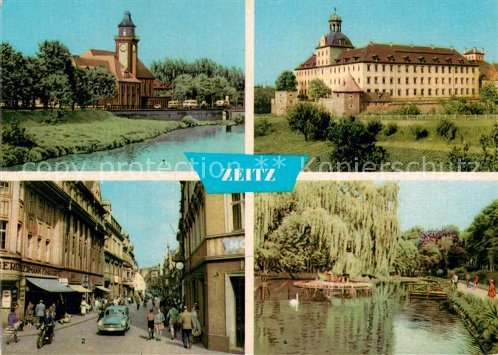 ZEITZ Sachsen-Anhalt Bahnhof Wendische Strasse Moritzburg Schwanenteich