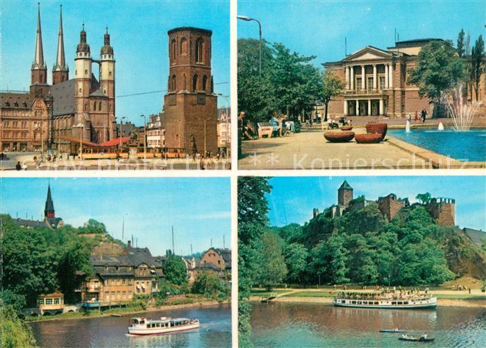 Halle Saale Markt Theater des Friedens Krallwitz Burg Giebichenstein