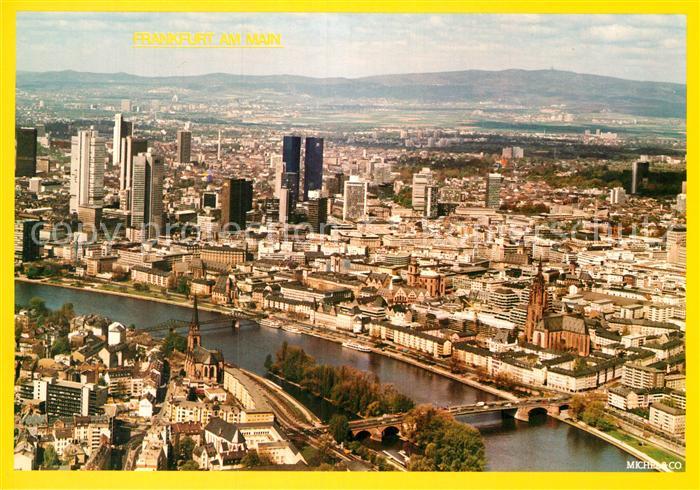 Frankfurt Main Fliegeraufnahme