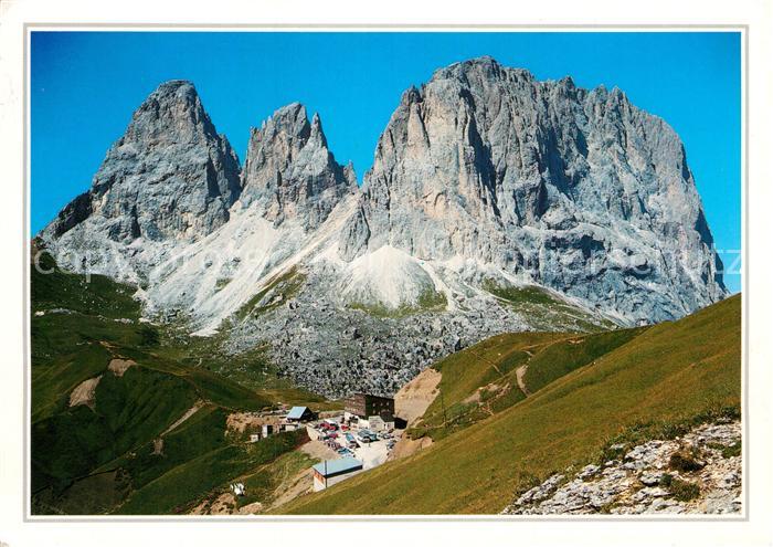 Sellajoch mit Langkofelgruppe