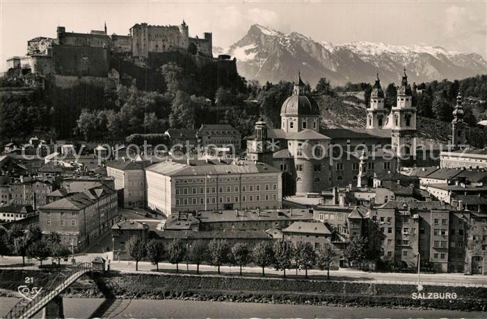 Salzburg Oesterreich Schloss Panorama