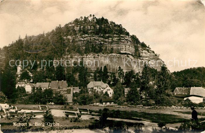 Oybin Sachsen Kurort und Berg Zittauer Gebirge