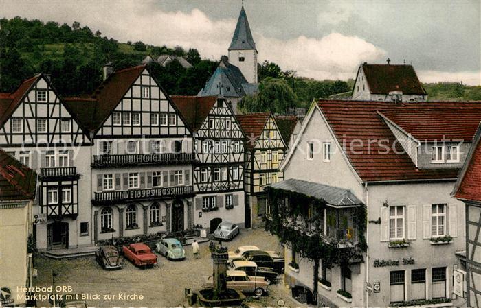 Orb Bad Marktplatz Kirche