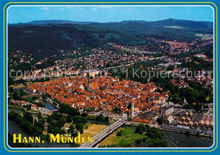 Hannoversch Muenden Fliegeraufnahme