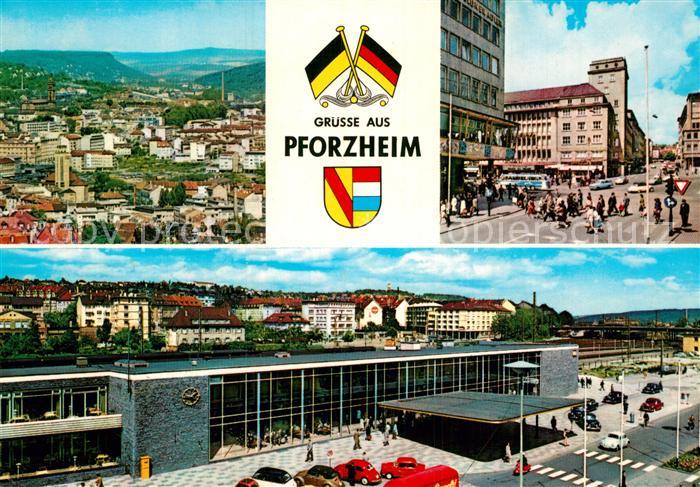 Pforzheim Panorama Bahnhof