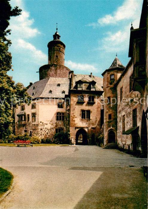 Buedingen Hessen aeusserer Schlosshof
