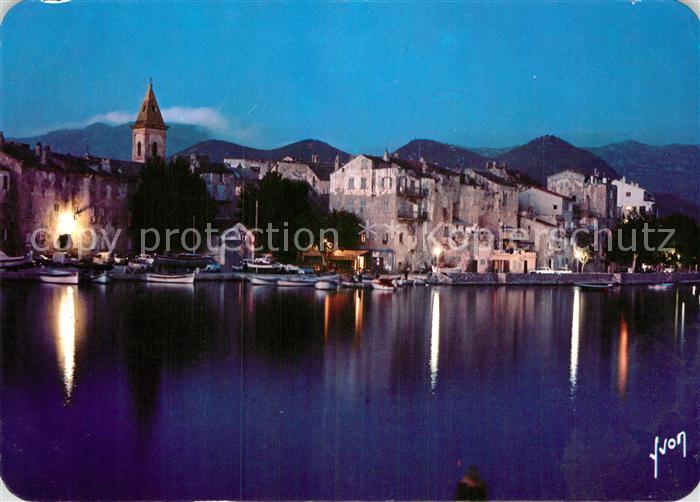 Saint-Florent Haute-Corse Panorama Abendstimmung