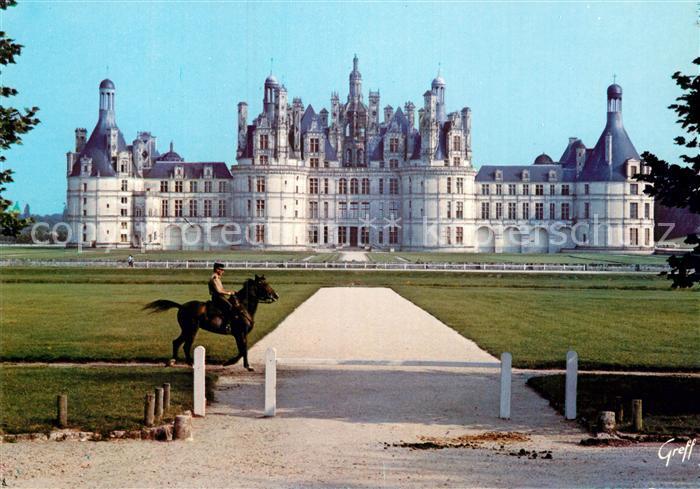 Chambord Blois Chateau Gendarm zu Pferd