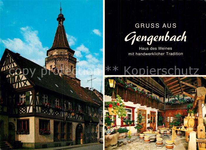 Gengenbach Haus des Weines handwerkliche Tradition