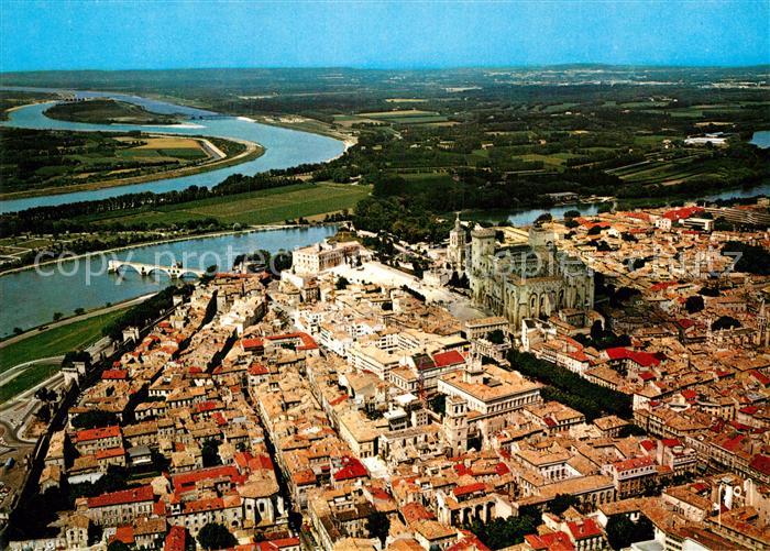 Avignon Vaucluse Fliegeraufnahme